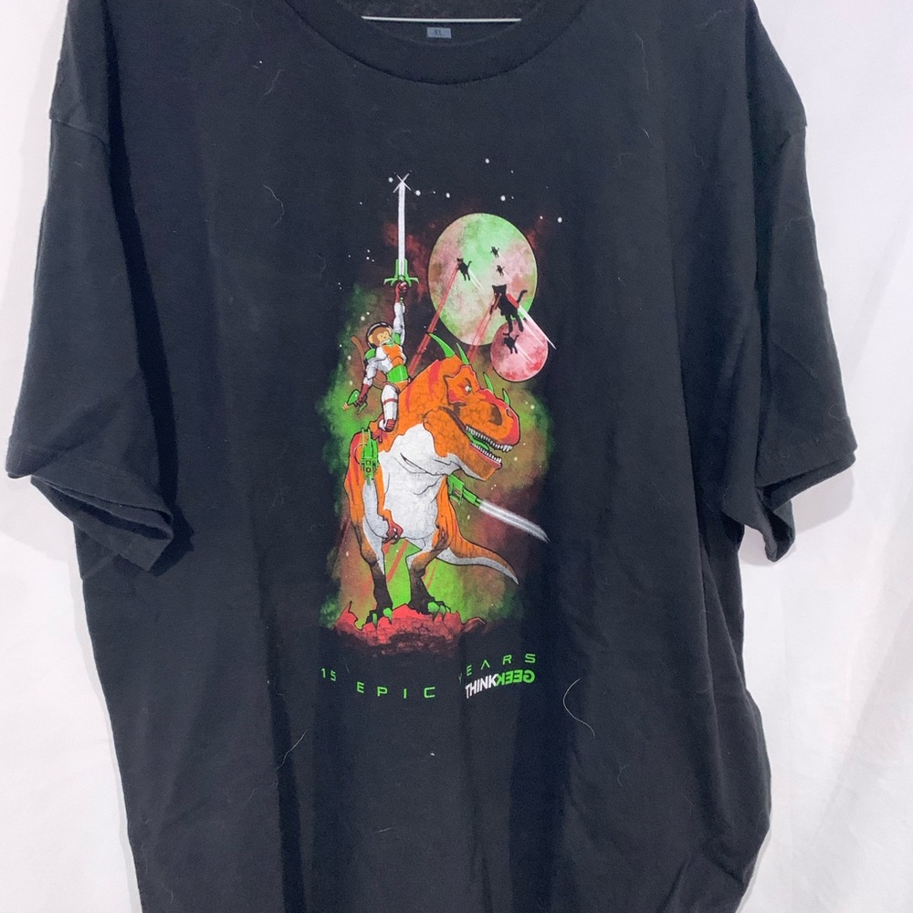 ThinkGeek Black Cotton T-Shirt